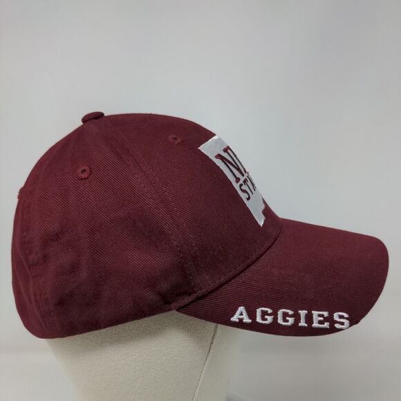 Russell Athletic Mens Strapback Hat Red Embroidered New Mexico State Aggies Logo - Picture 4 of 8
